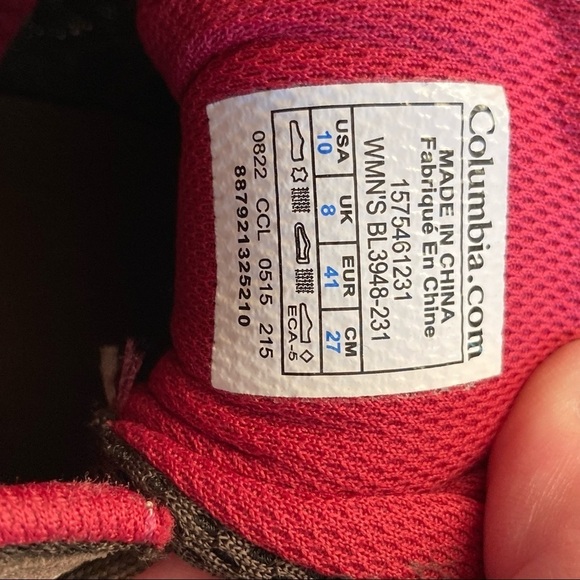 COLUMBIA SZ 10 Redmond Techlite Omni-Grip Trail Hiking Walking  Sneakers - Picture 6 of 12